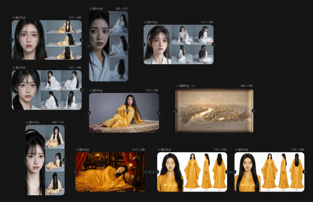 AI 角色与场景生成工作流示例